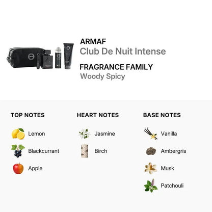 Club De Nuit Intense Armaf bold masculine fragrance set