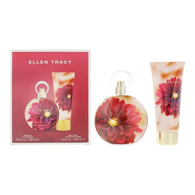 Ellen Red Dahlia Ellen Tracy 2-Piece Set 3.4oz EDP Women Spray by Ellen Tracy