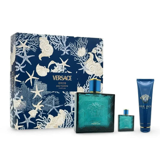 Versace Eros Collection men 3pc set 3.4oz EDP perfume