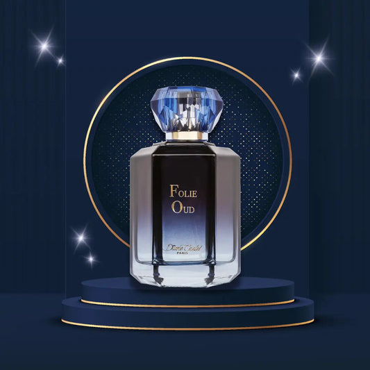 Folie Oud Diane Castel EDP bottle detail