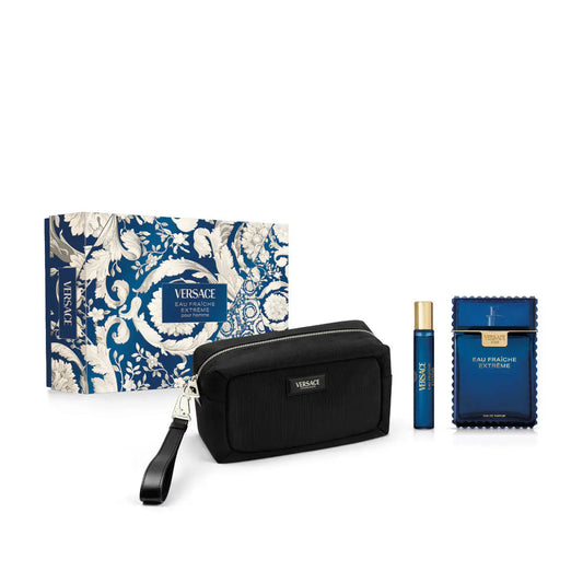 Fraiche Extreme 3P Set by Versace Men 3.4oz EDP fragrance set