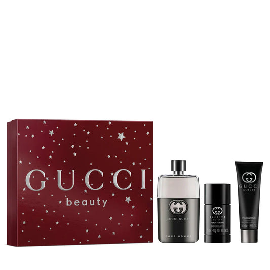 Gucci Guilty 3-Piece Set 3.0oz Men EDT Spray by Gucci