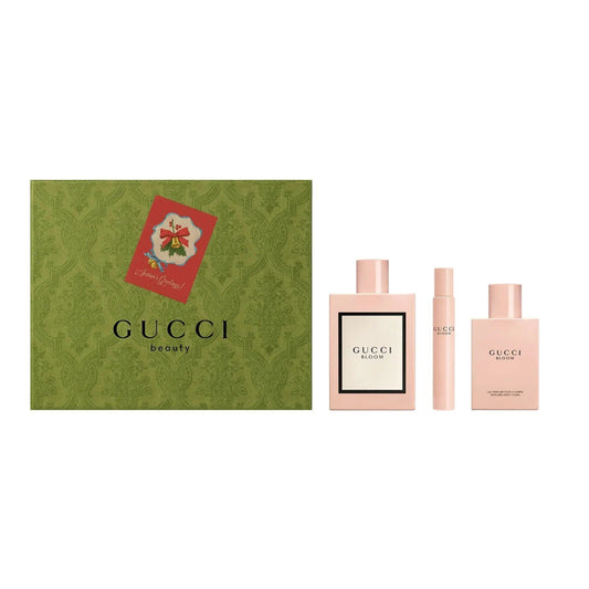 Gucci Bloom 3 Piece Gift Set 3.3 oz For Women EDP Spray - perfumesandrea