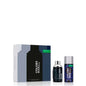 Benetton Color Black 2-Piece Set 3.4oz Men EDT Spray by Benetton