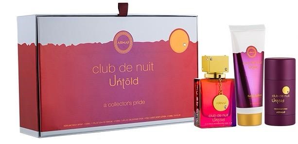 Club De Nuit Untold 3-Piece Set 3.6oz Men EDP by Armaf