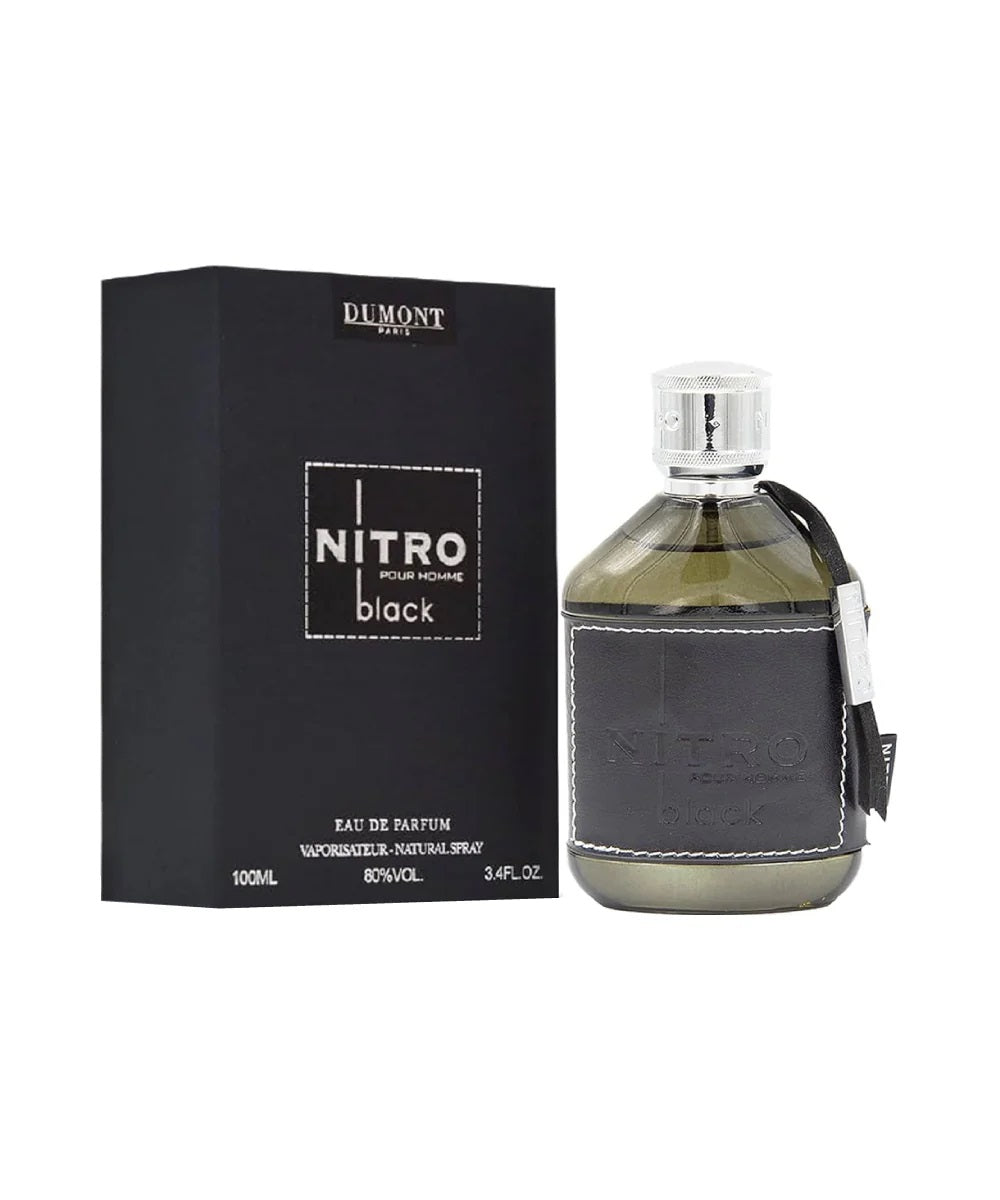 Dumont Nitro Black 3.4oz Men EDP Spray by Dumont