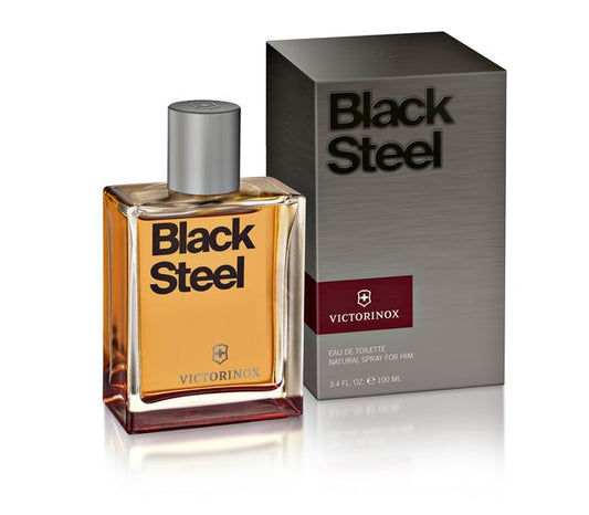 Victorinox Black Steel 3.4oz Men EDT Spray by Victorinox