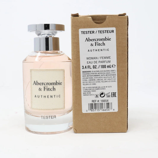 Abercrombie & Fitch Authentic 3.4oz Women EDP Spray Tester by Abercrombie & Fitch
