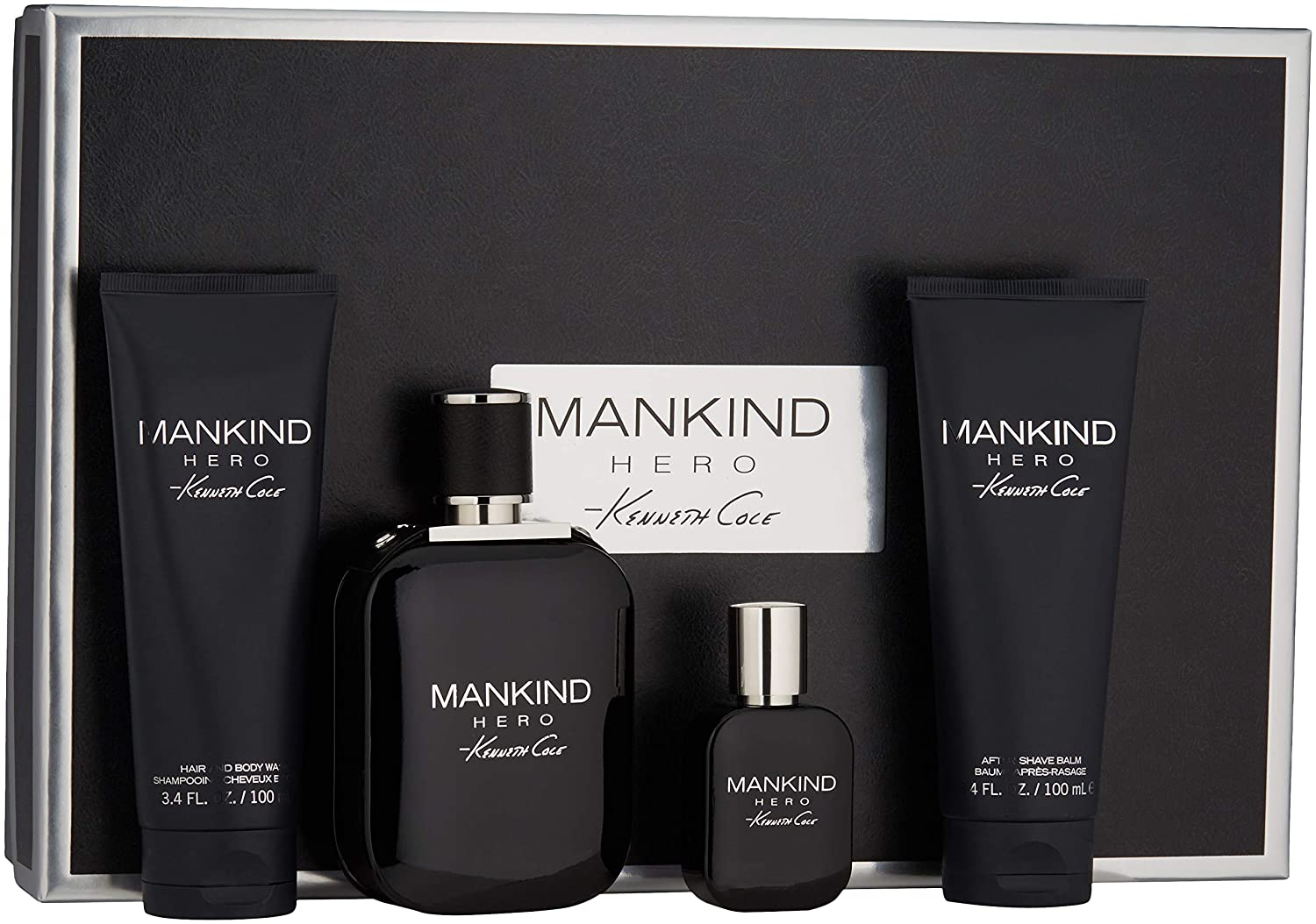 Kenneth Cole Mankind 4-Piece Set 3.4oz Men EDC Spray by Kenneth Cole