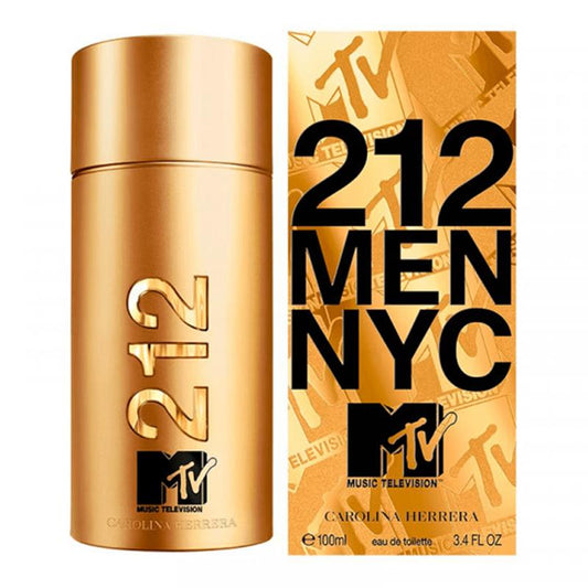 Carolina Herrera 212 Mtv 3.4oz Men EDT Spray by Carolina Herrera