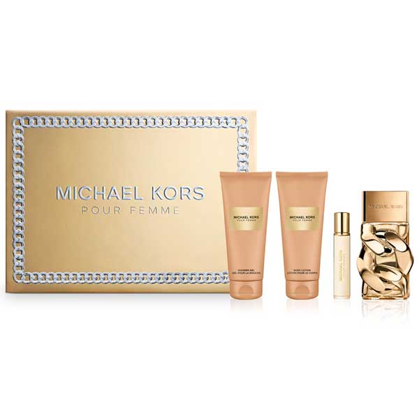 Michael Kors Femme 4-Piece Set 3.4oz Women EDP Spray by Michael Kors