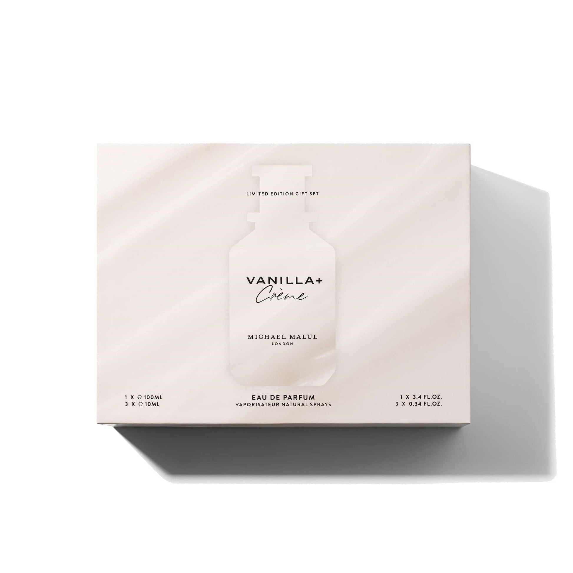 Michael Malul Vanilla+Creme 3-Piece Set 3.4oz Women EDP Spray by Michael Malul