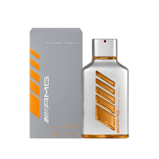 Mercedes-Benz Amg Silver Thrill 3.4oz Men EDP Spray by Mercedes-Benz