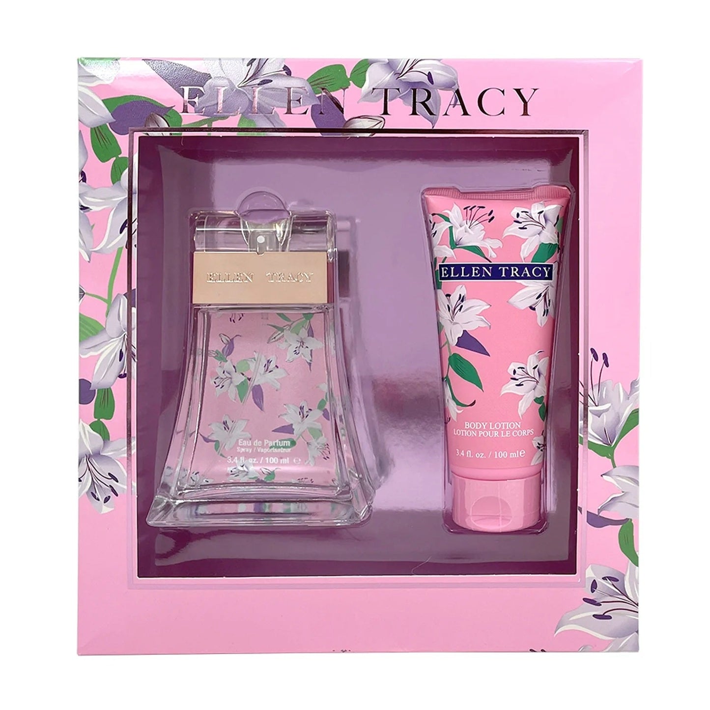 Ellen Pink Sparkling Ellen Tracy 2-Piece Set 3.4oz Women EDP Spray by Ellen Tracy