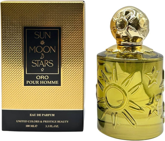 United Colors Sun Moon Star Oro 3.3oz Men EDP Spray by United Colors