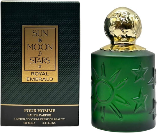 United Colors Sun Moon Star Royal Emerald 3.3oz Men EDP Spray by United Colors