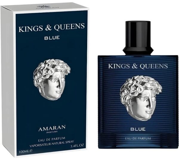 Amaran Kings & Queens Blue 3.4oz Men EDP Spray by Amaran