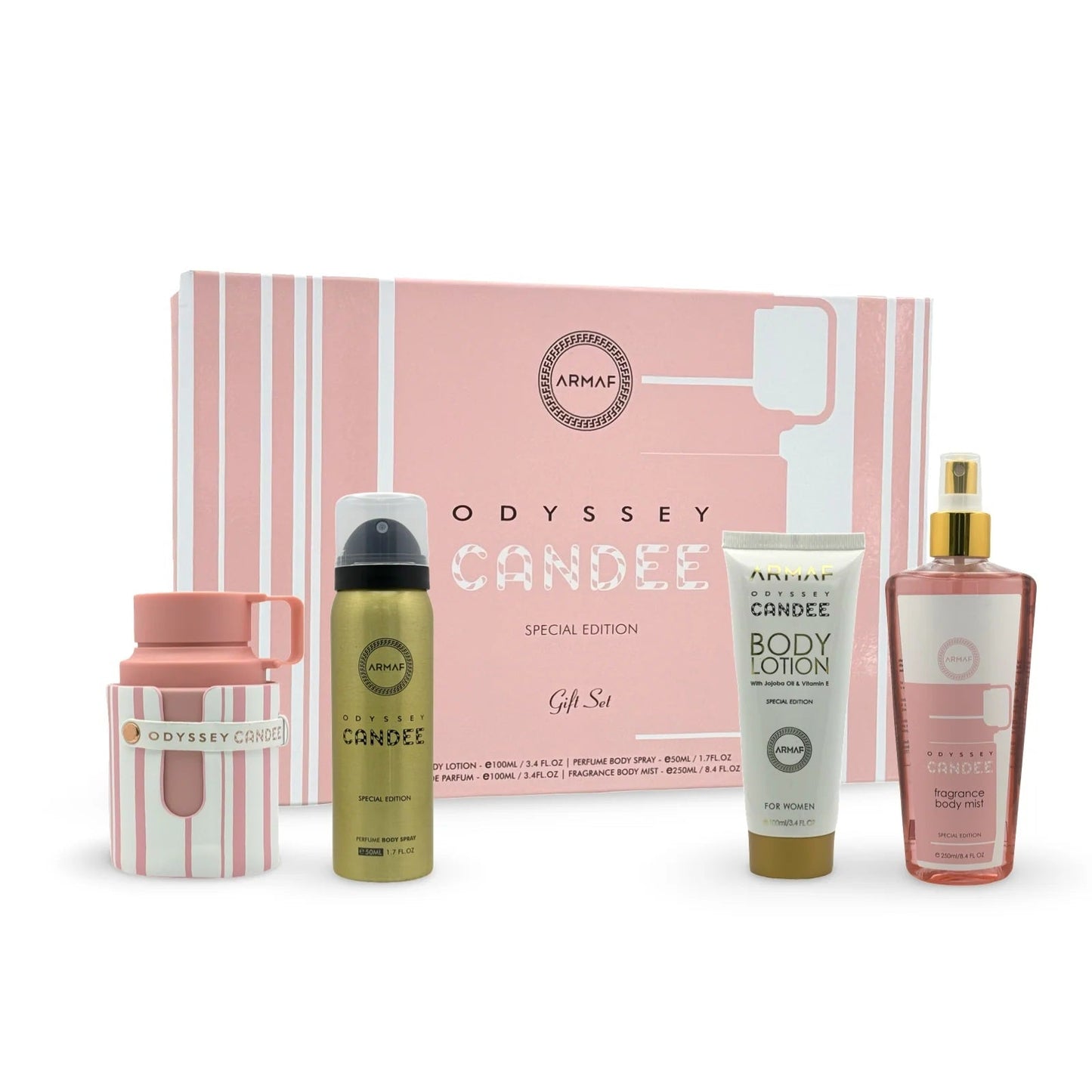 Armaf Odyssey Candee by Armaf Set 4-Piece 3.4oz Women EDP Spray by Armaf