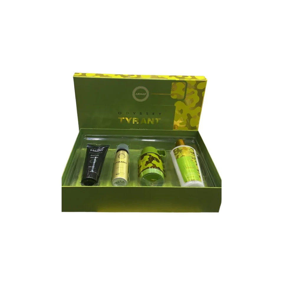 Armaf Odyssey Tyrant Special Edition by Armaf 4-Piece 3.4oz Men EDP Spray by Armaf