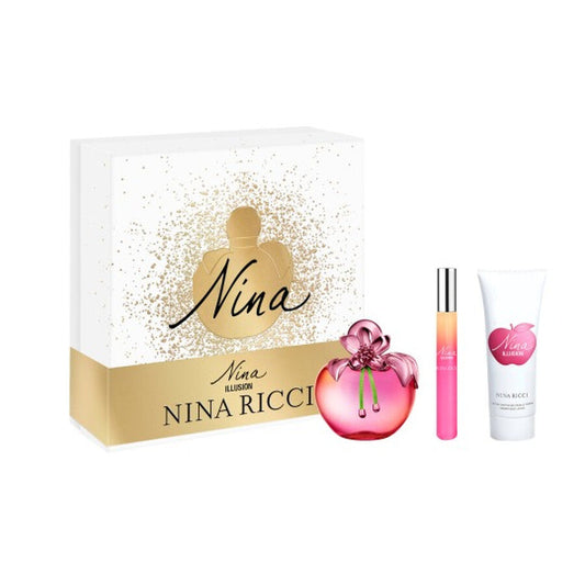Nina Ricci Nina Illusion 3-Piece Set 2.7oz Women EDP Spray by Nina Ricci