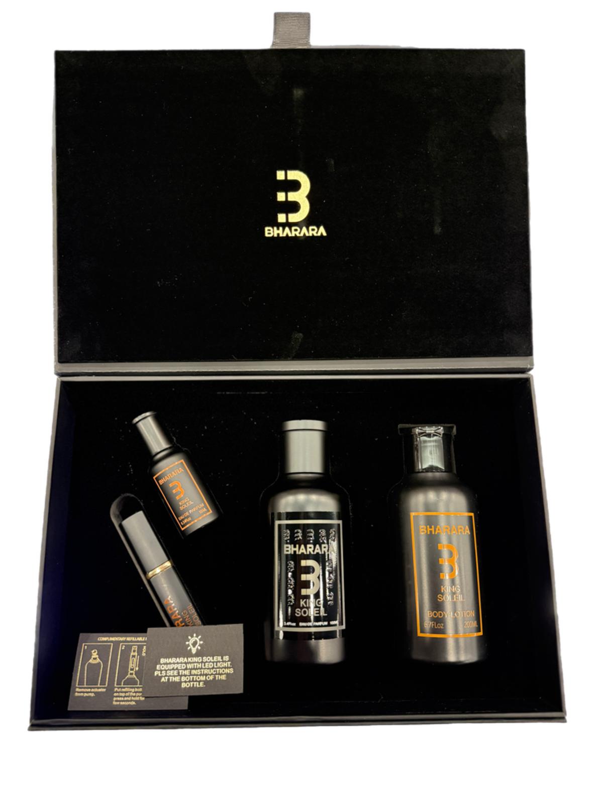 Bharara King Soleil 4-Piece Set Unisex EDP Spray by Bharara