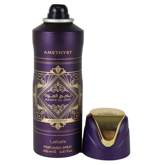 Lattafa Bade'E Al Oud Amethyst 6.6oz Women Body Spray by Lattafa