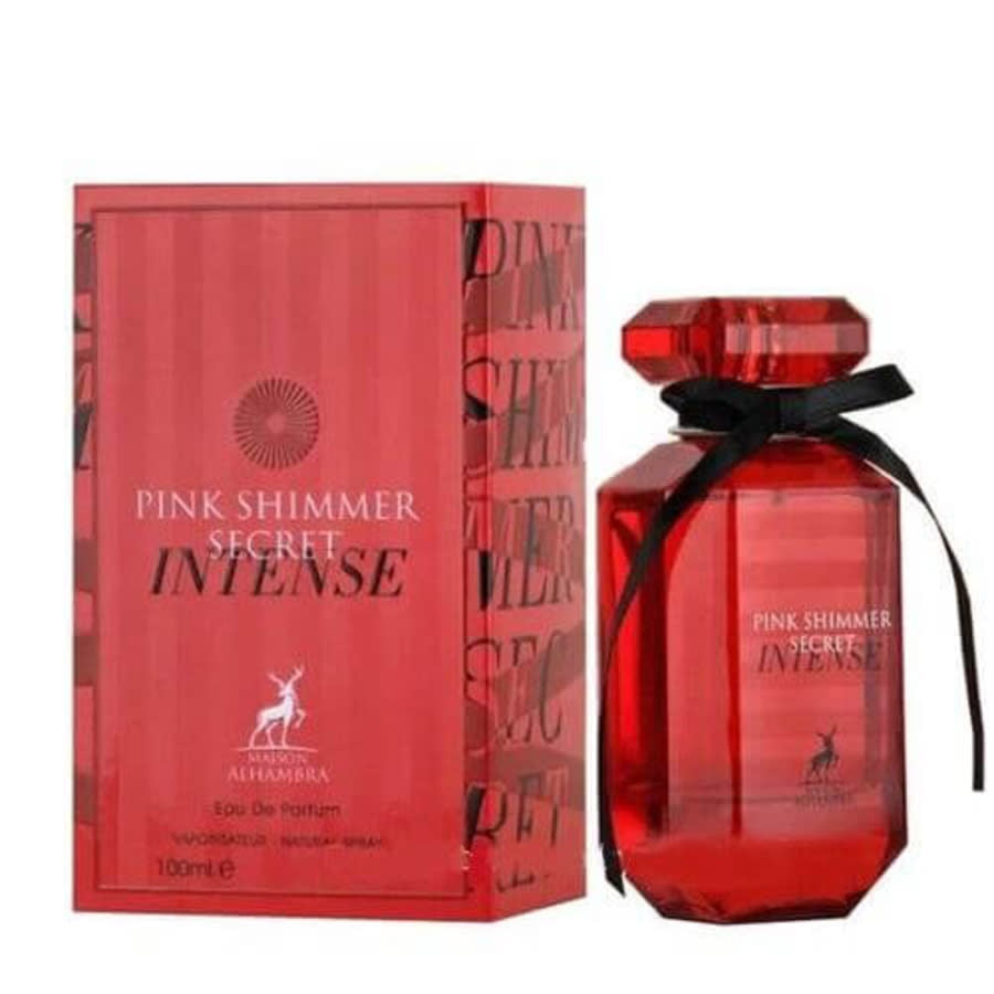Pink Shimmer Intense 3.4oz Women EDP Spray by Maison Alhambra