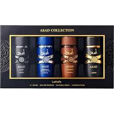 Lattafa Asad Mini Collection 4x0.8oz Unisex EDP Splash by Lattafa