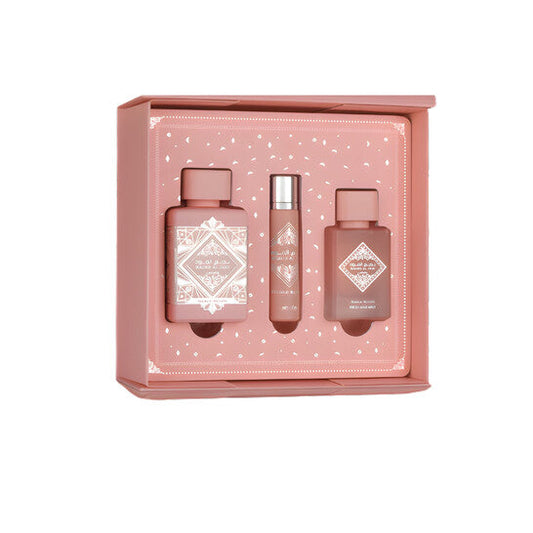 Badee Noble Blush by Lattafa 3-Piece Set 3.4oz Women Spray by Lattafa