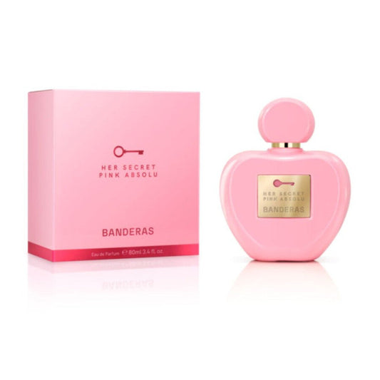 Antonio Banderas Her Secret Pink Absolu 2.7oz Women EDP by Antonio Banderas