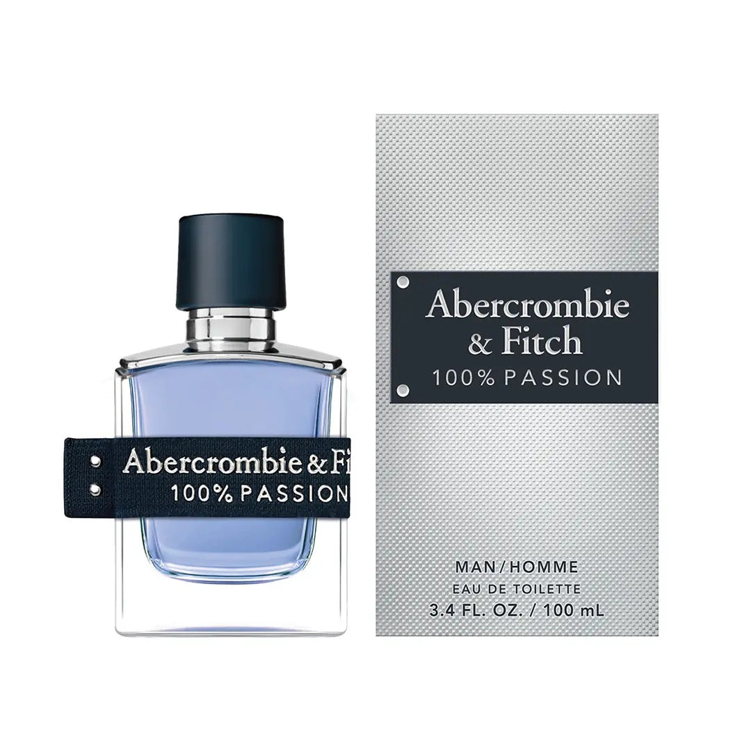 Abercrombie & Fitch 100% Passion 3.4oz Men EDT Spray by Abercrombie & Fitch