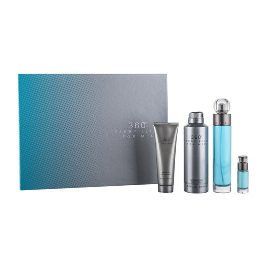 Perry Ellis 360 4-Piece Set 3.4oz Men EDT Spray by Perry Ellis