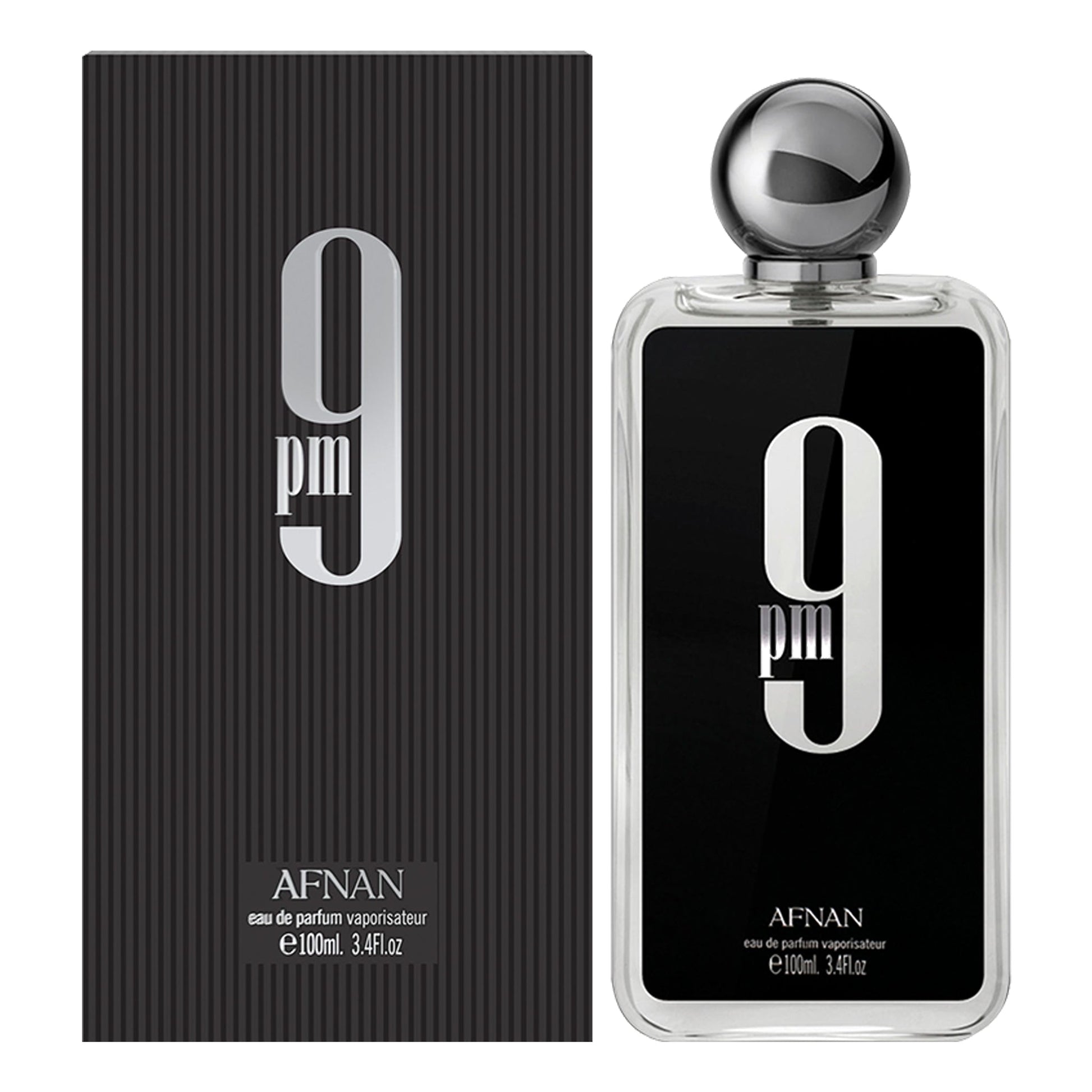 Afnan 9PM Black 3.4oz Men EDP Spray by Afnan
