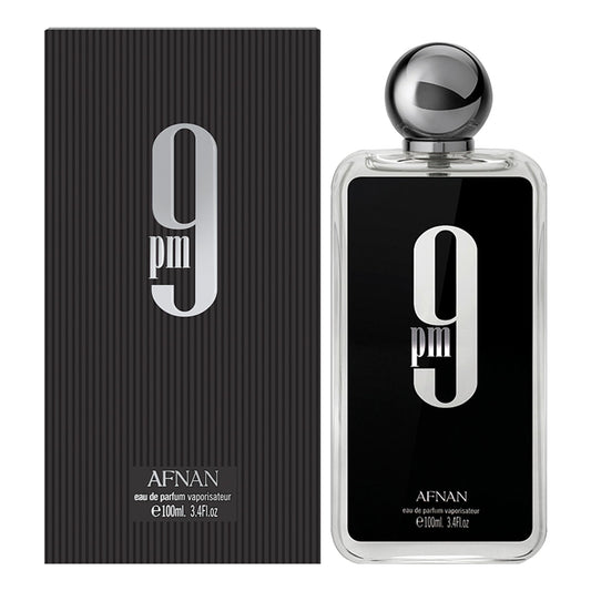 Afnan 9PM Black 3.4oz Men EDP Spray by Afnan