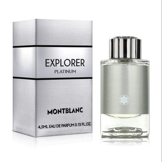 Mont Blanc Explorer Platinum Mini 0.15oz Men EDP Spray by Mont Blanc