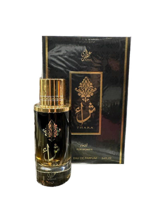 Thara Black 3.4oz Unisex EDP Spray by Attri