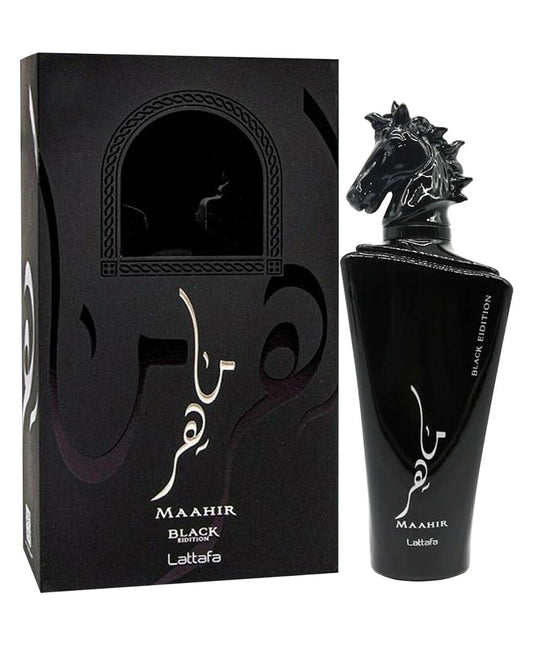Lattafa Maahir Black 3.4oz Unisex EDP Spray by Lattafa