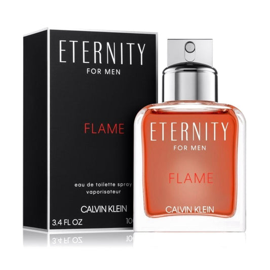 Calvin Klein Eternity Flame 3.4oz Men EDT Spray by Calvin Klein