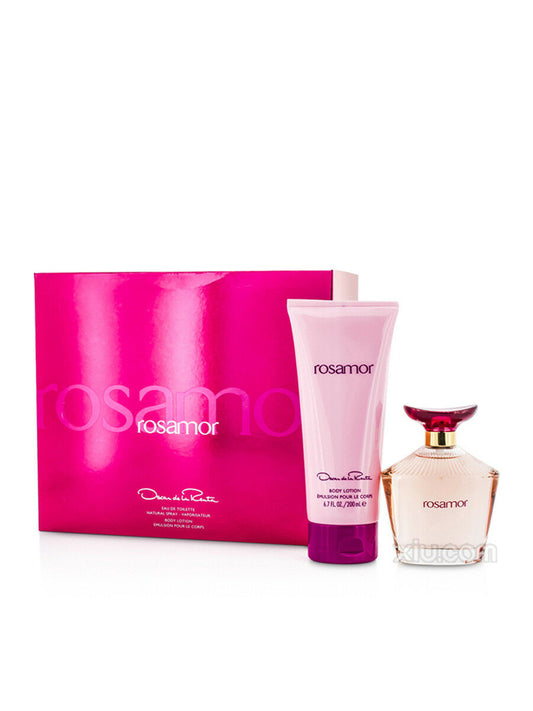 Rosamor 2-Piece Set 3.4oz Women EDT Spray by Oscar De La Renta