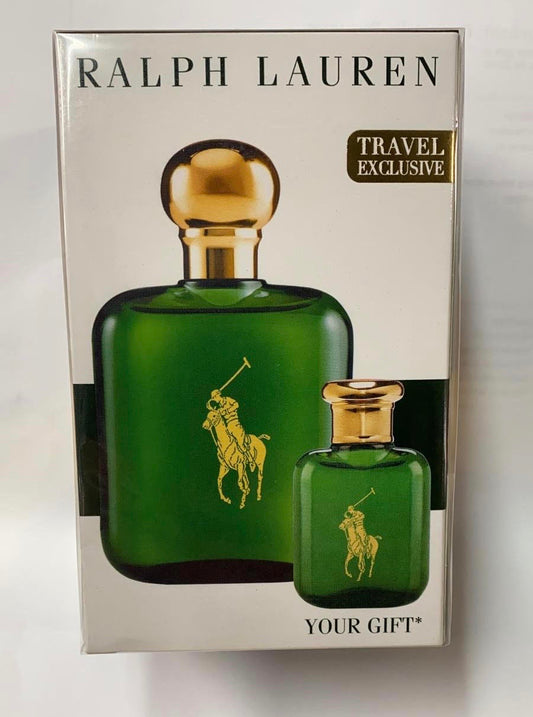 Ralph Lauren Polo Green 2-Piece Set 4.0oz Men EDT Spray by Ralph Lauren