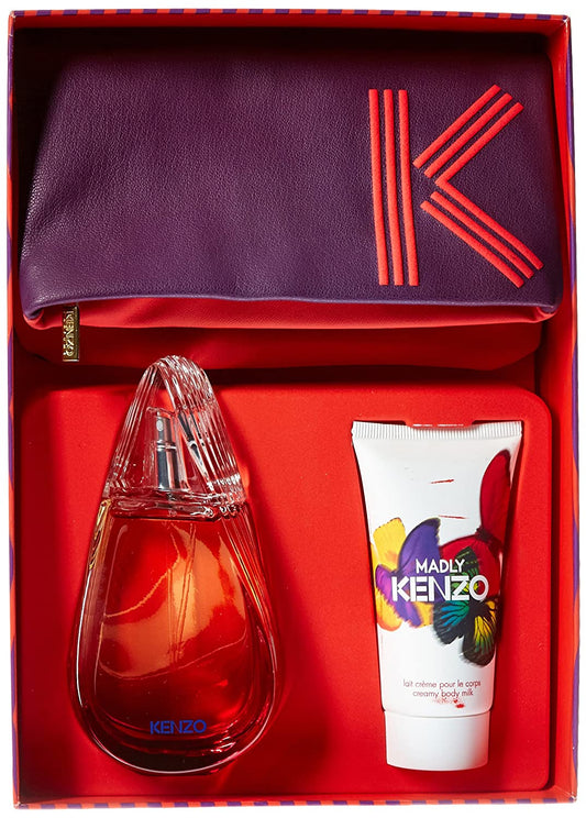 Kenzo Madly 3-Piece Set 2.7oz Women EDP Spray by Kenzo