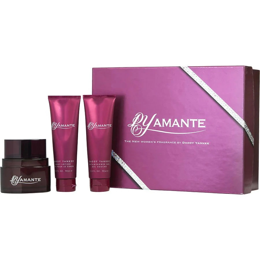 Daddy Yankee Dyamante 3-Piece Set 3.4oz Women EDP Spray by Daddy Yankee
