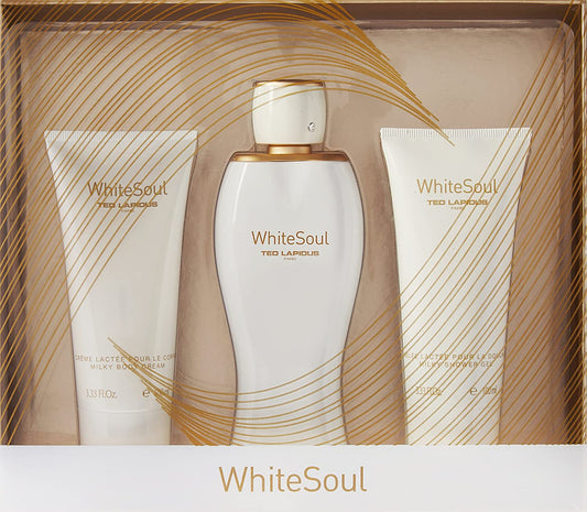Ted Lapidus Whitesoul 3-Piece Set 3.4oz Women EDP Spray by Ted Lapidus