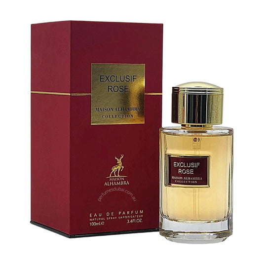 Maison Alhambra Exclusif Rose 3.4oz Women EDP Spray by Maison Alhambra