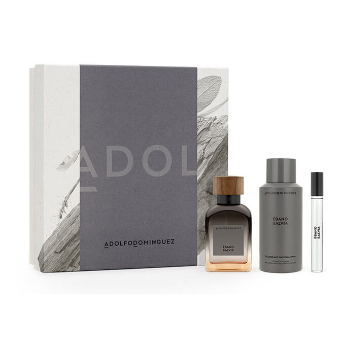 Adolfo Dominguez Ebano Salvia 3-Piece Set 4.1oz Men EDP Spray by Adolfo Dominguez
