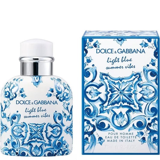 Dolce & Gabbana Light Blue Summer Vibes 2.5oz Men Spray EDT by Dolce & Gabbana