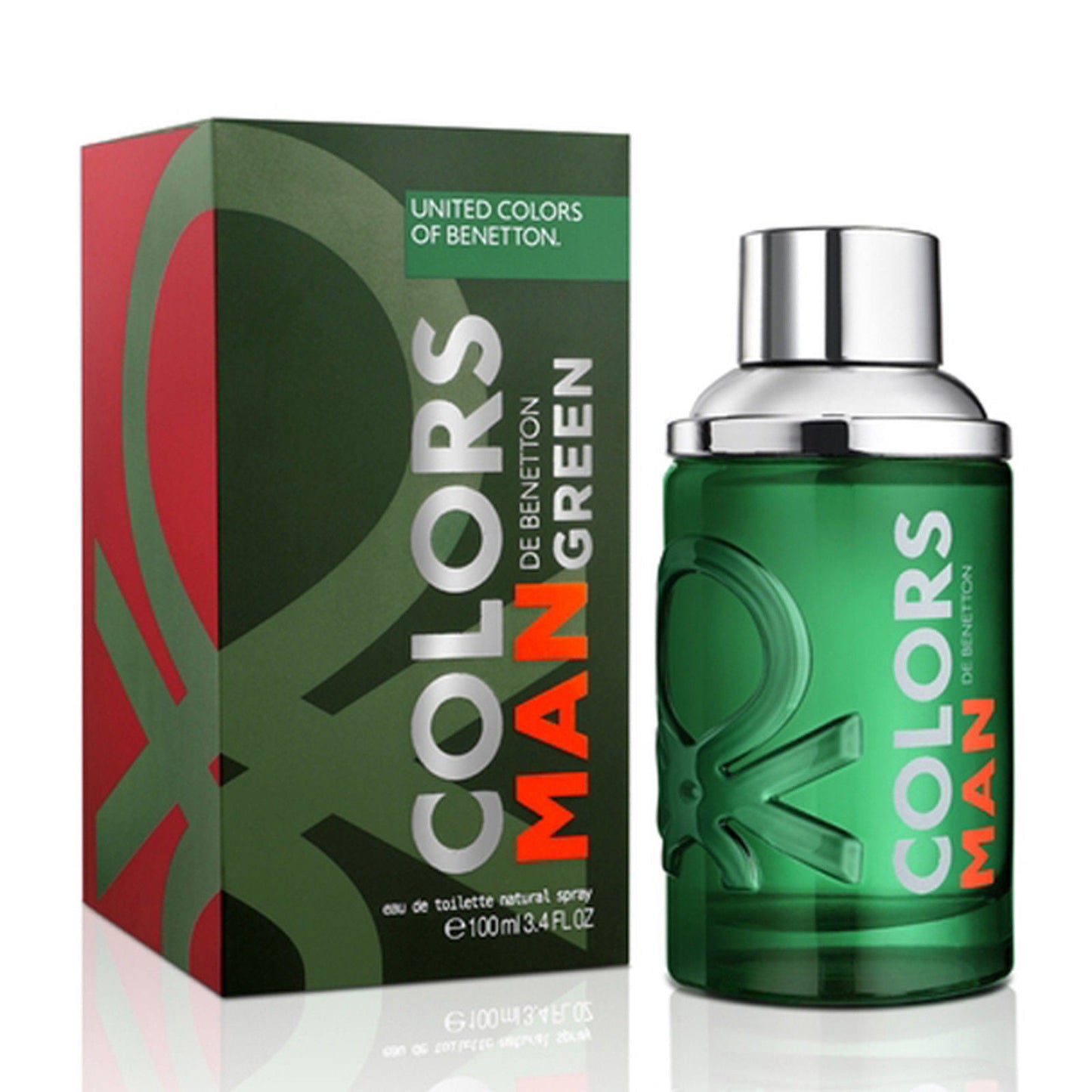 Benetton Color Green 3.4oz Men EDT by Benetton