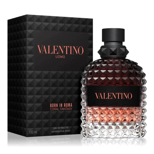 Valentino Uomo Born In Roma Coral Fantasy 3.4oz Men EDT Spray by Valentino