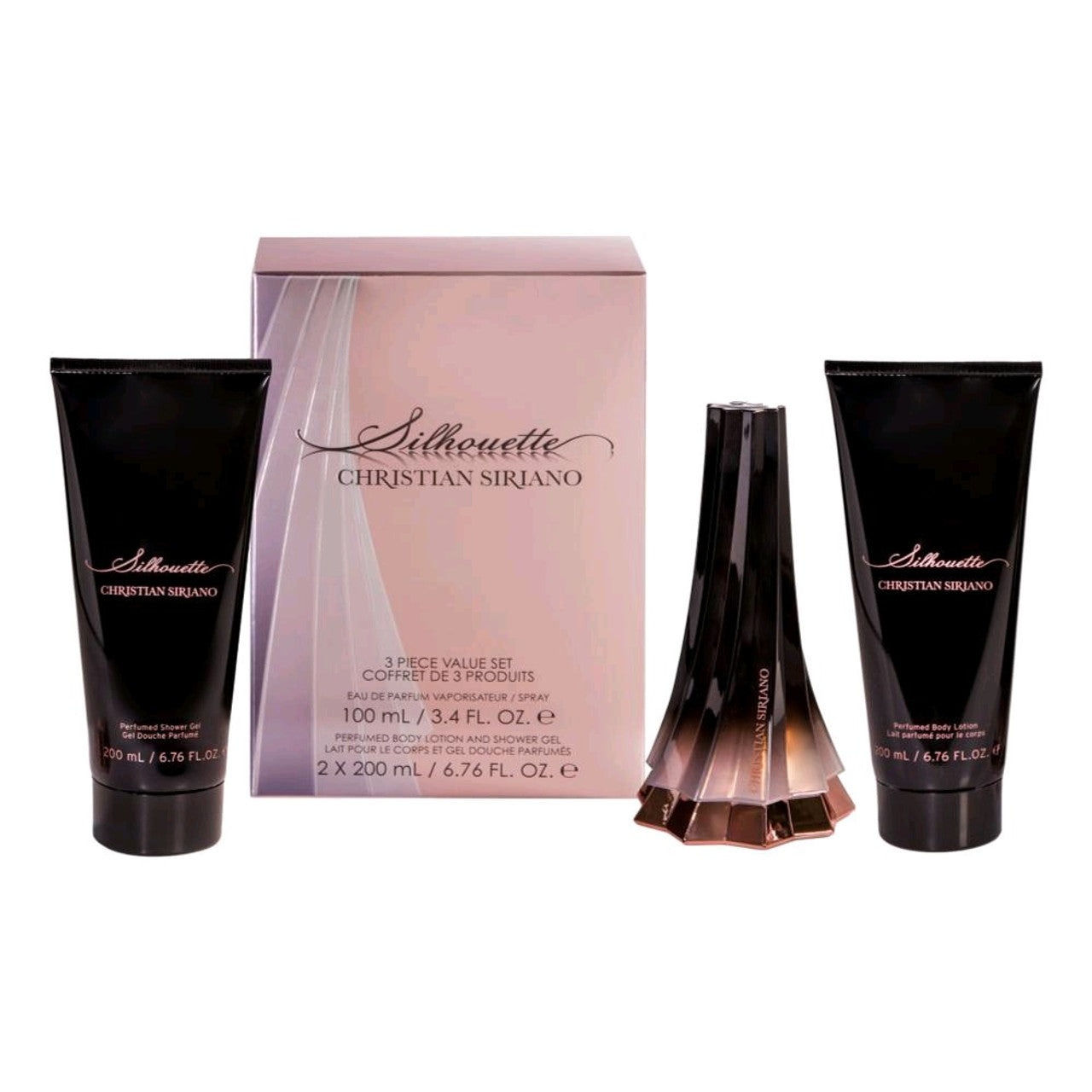 Silhouette 3-Piece Set 3.4oz Women EDP Spray by Christian Siriano