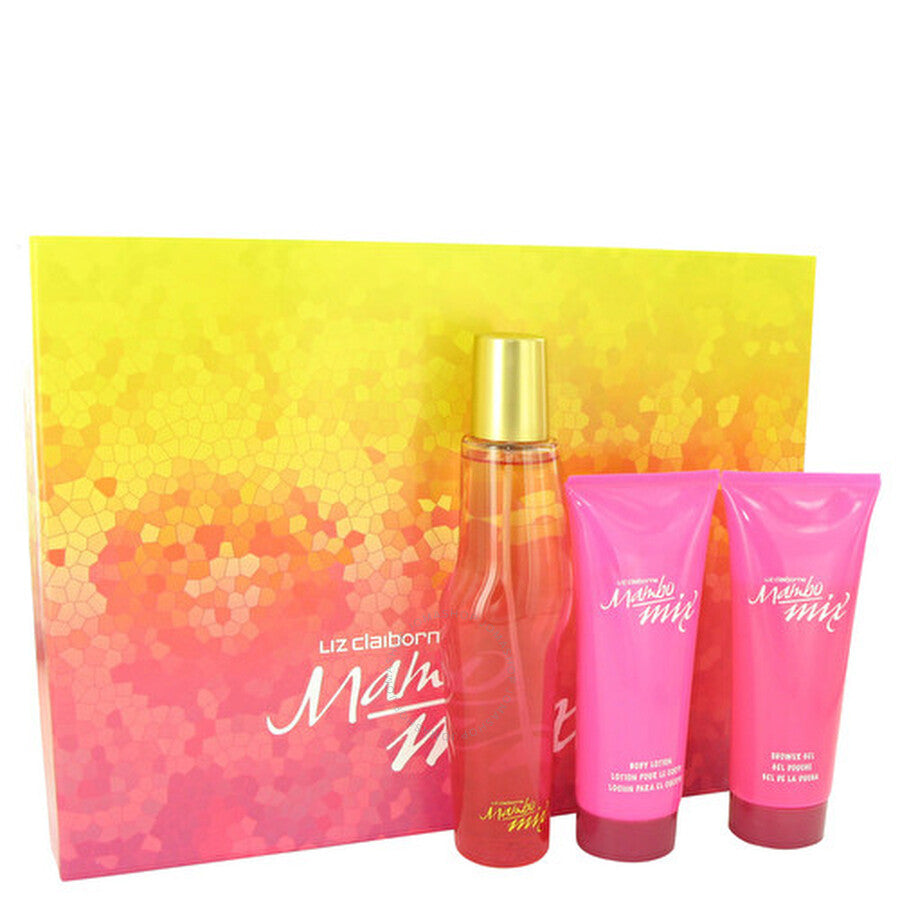Liz Claiborne Mambo Mix 3-Piece Set 3.4oz Women EDP Spray by Liz Claiborne